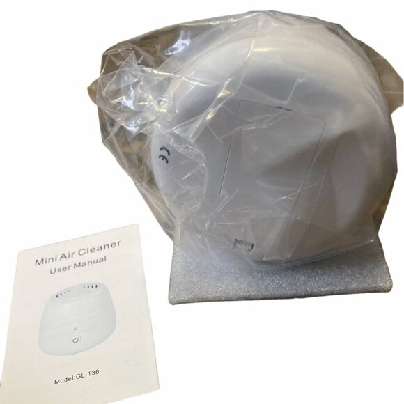 Rechargeable Mini Air Purifier White Compact Design USB Charging‎ Port - Picture 6 of 6